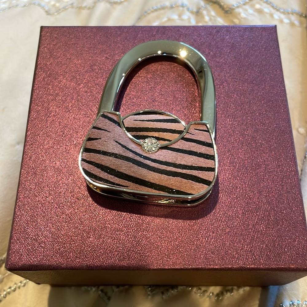 CUTE and NEW Foldable Purse Hook Womens Bag Table Hanger
